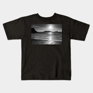 Worms Head, Rhossili Bay Kids T-Shirt